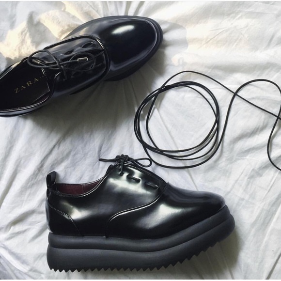 Zara Platform Brougues - Picture 3 of 3